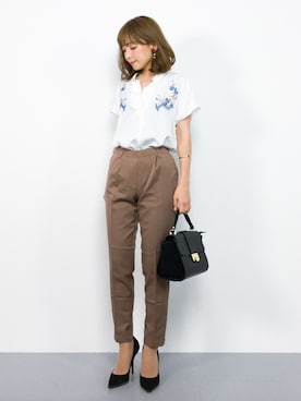 ayumi  sato さん（レディース・155cm）の夏コーディネート