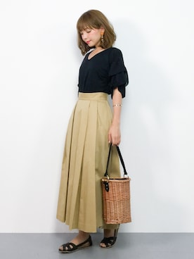 ayumi  sato さん（レディース・155cm）の夏コーディネート