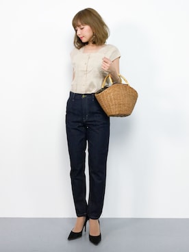 ayumi  sato さん（レディース・155cm）の夏コーディネート