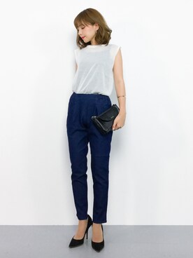 ayumi  sato さん（レディース・155cm）の夏コーディネート