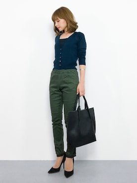 ayumi  sato さん（レディース・155cm）の夏コーディネート