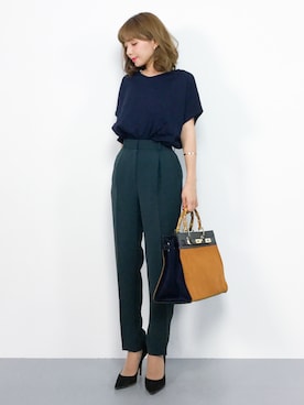 ayumi  sato さん（レディース・155cm）の秋コーディネート