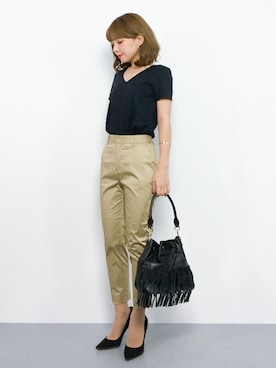 ayumi  sato さん（レディース・155cm）の秋コーディネート