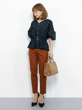 ayumi  sato さん（レディース・155cm）の秋コーディネート