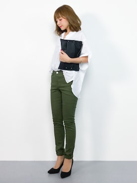 ayumi  sato さん（レディース・155cm）の秋コーディネート