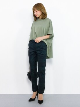 ayumi  sato さん（レディース・155cm）の秋コーディネート