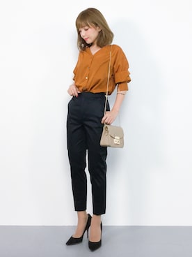 ayumi  sato さん（レディース・155cm）の秋コーディネート