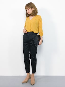 ayumi  sato さん（レディース・155cm）の秋コーディネート