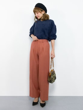 ayumi  sato さん（レディース・155cm）の秋コーディネート