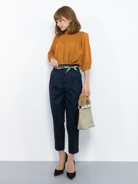 ayumi  sato さん（レディース・155cm）の秋コーディネート