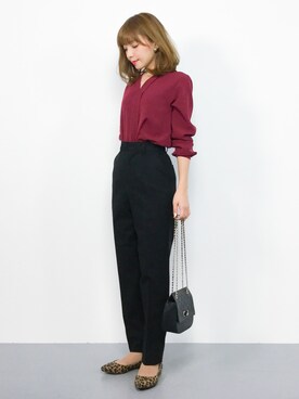 ayumi  sato さん（レディース・155cm）の秋コーディネート