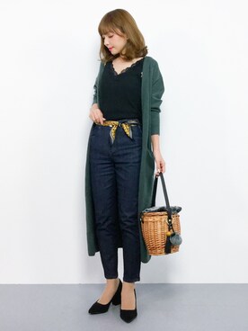 ayumi  sato さん（レディース・155cm）の秋コーディネート