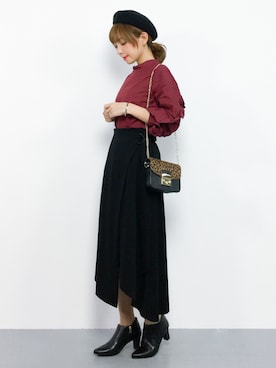 ayumi  sato さん（レディース・155cm）の秋コーディネート