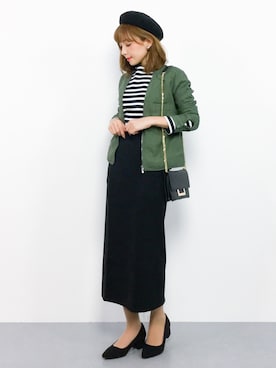 ayumi  sato さん（レディース・155cm）の秋コーディネート