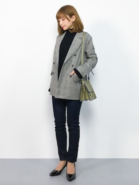 ayumi  sato さん（レディース・155cm）の秋コーディネート