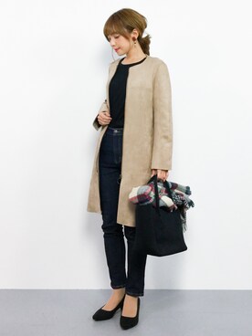 ayumi  sato さん（レディース・155cm）の秋コーディネート