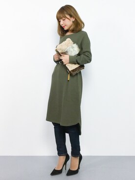 ayumi  sato さん（レディース・155cm）の秋コーディネート