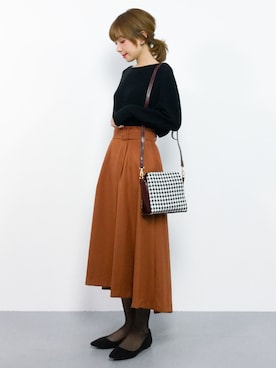 ayumi  sato さん（レディース・155cm）の秋コーディネート