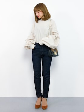 ayumi  sato さん（レディース・155cm）の秋コーディネート