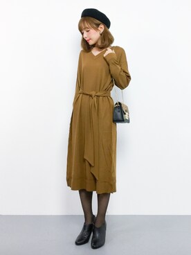 ayumi sato さん(レディース・155cm)の秋コーディネート