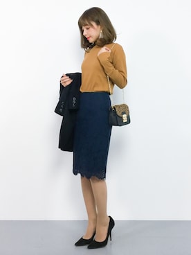 ayumi  sato さん（レディース・155cm）の秋コーディネート