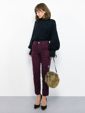 ayumi  sato さん（レディース・155cm）の秋コーディネート