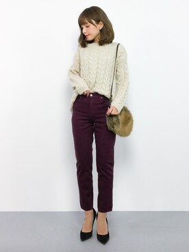 ayumi  sato さん（レディース・155cm）の秋コーディネート