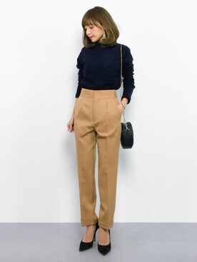 ayumi  sato さん（レディース・155cm）の秋コーディネート