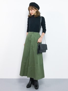 ayumi  sato さん（レディース・155cm）の秋コーディネート