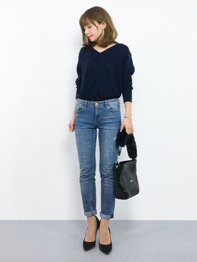 ayumi  sato さん（レディース・155cm）の秋コーディネート