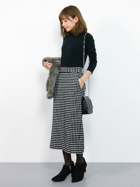 ayumi  sato さん（レディース・155cm）の秋コーディネート