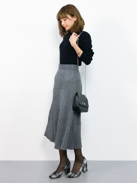 ayumi  sato さん（レディース・155cm）の秋コーディネート