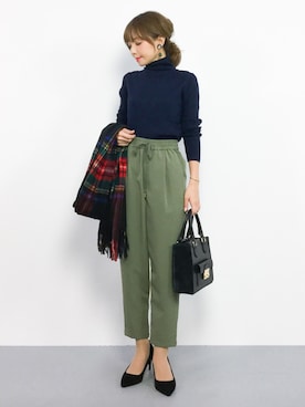 ayumi  sato さん（レディース・155cm）の秋コーディネート