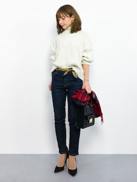 ayumi  sato さん（レディース・155cm）の秋コーディネート