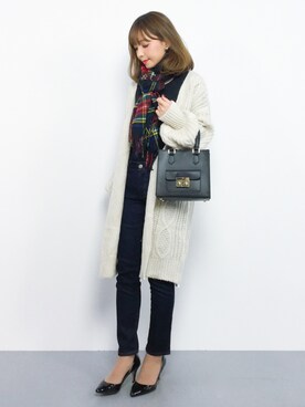 ayumi  sato さん（レディース・155cm）の秋コーディネート