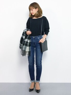 ayumi sato さん(レディース・155cm)の秋コーディネート