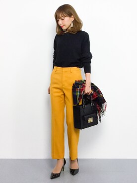 ayumi  sato さん（レディース・155cm）の秋コーディネート