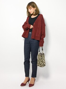 ayumi  sato さん（レディース・155cm）の秋コーディネート