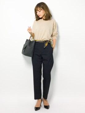 ayumi  sato さん（レディース・155cm）の秋コーディネート