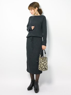 ayumi  sato さん（レディース・155cm）の秋コーディネート