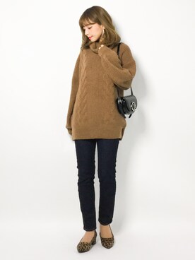 ayumi  sato さん（レディース・155cm）の秋コーディネート