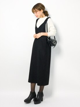 ayumi  sato さん（レディース・155cm）の秋コーディネート