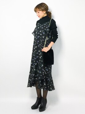 ayumi  sato さん（レディース・155cm）の秋コーディネート
