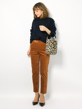 ayumi  sato さん（レディース・155cm）の秋コーディネート