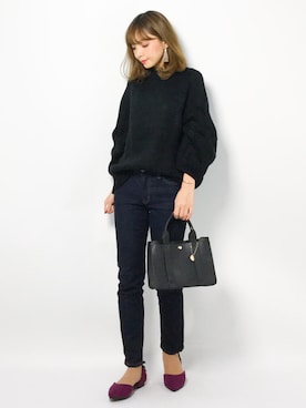 ayumi  sato さん（レディース・155cm）の秋コーディネート