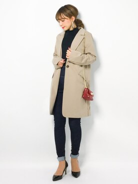 ayumi  sato さん（レディース・155cm）の秋コーディネート