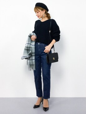 ayumi  sato さん（レディース・155cm）の秋コーディネート