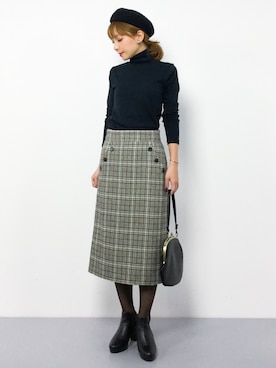 ayumi  sato さん（レディース・155cm）の秋コーディネート