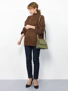 ayumi  sato さん（レディース・155cm）の秋コーディネート