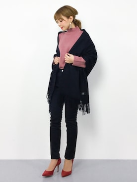 ayumi  sato さん（レディース・155cm）の冬コーディネート